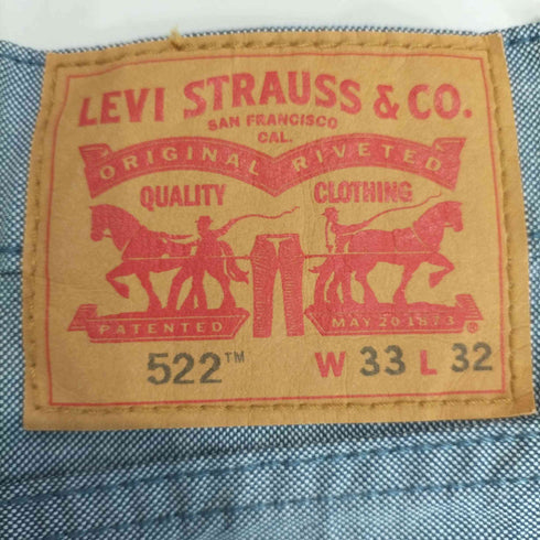 リーバイス Levis 522 For Over 140 Years ストレートパンツ メンズ W33L32