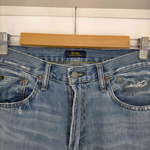 ポロラルフローレン POLO RALPH LAUREN ダメージ&リペア 加工 デニム メンズ 31×32