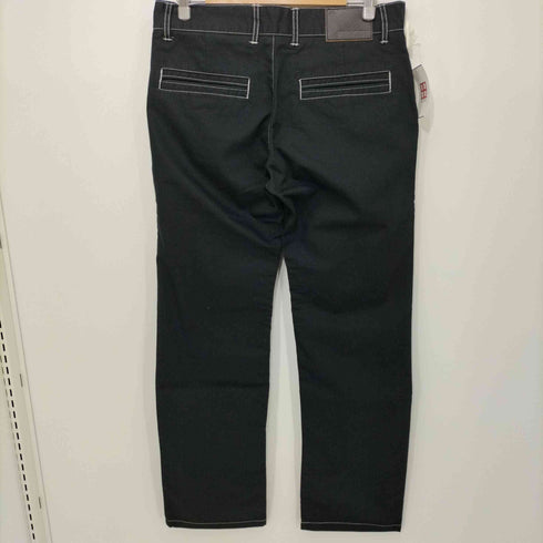 インターメッツォ INTERMEZZO コットンポリ ステッチデザイン ストレートパンツ メンズ