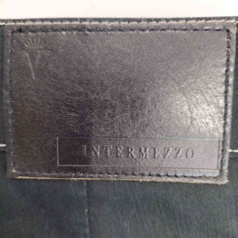インターメッツォ INTERMEZZO コットンポリ ステッチデザイン ストレートパンツ メンズ