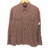エディーバウアー Eddie Bauer コットン ストライプ ワークシャツ メンズ import:M