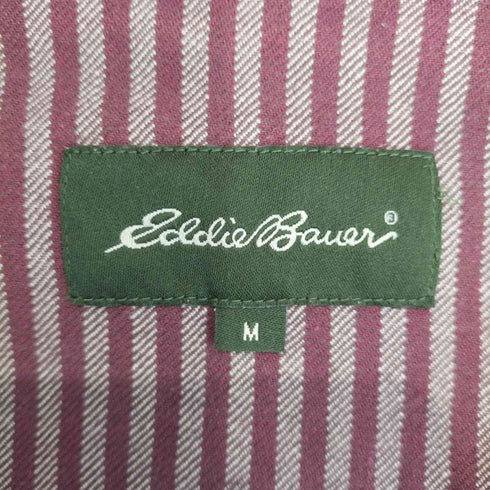 エディーバウアー Eddie Bauer コットン ストライプ ワークシャツ メンズ import:M