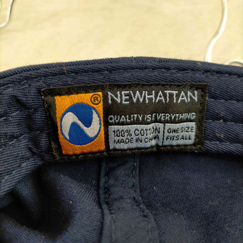 ニューハッタン NEWHATTAN 6パネル K.S.G刺繍キャップ メンズ