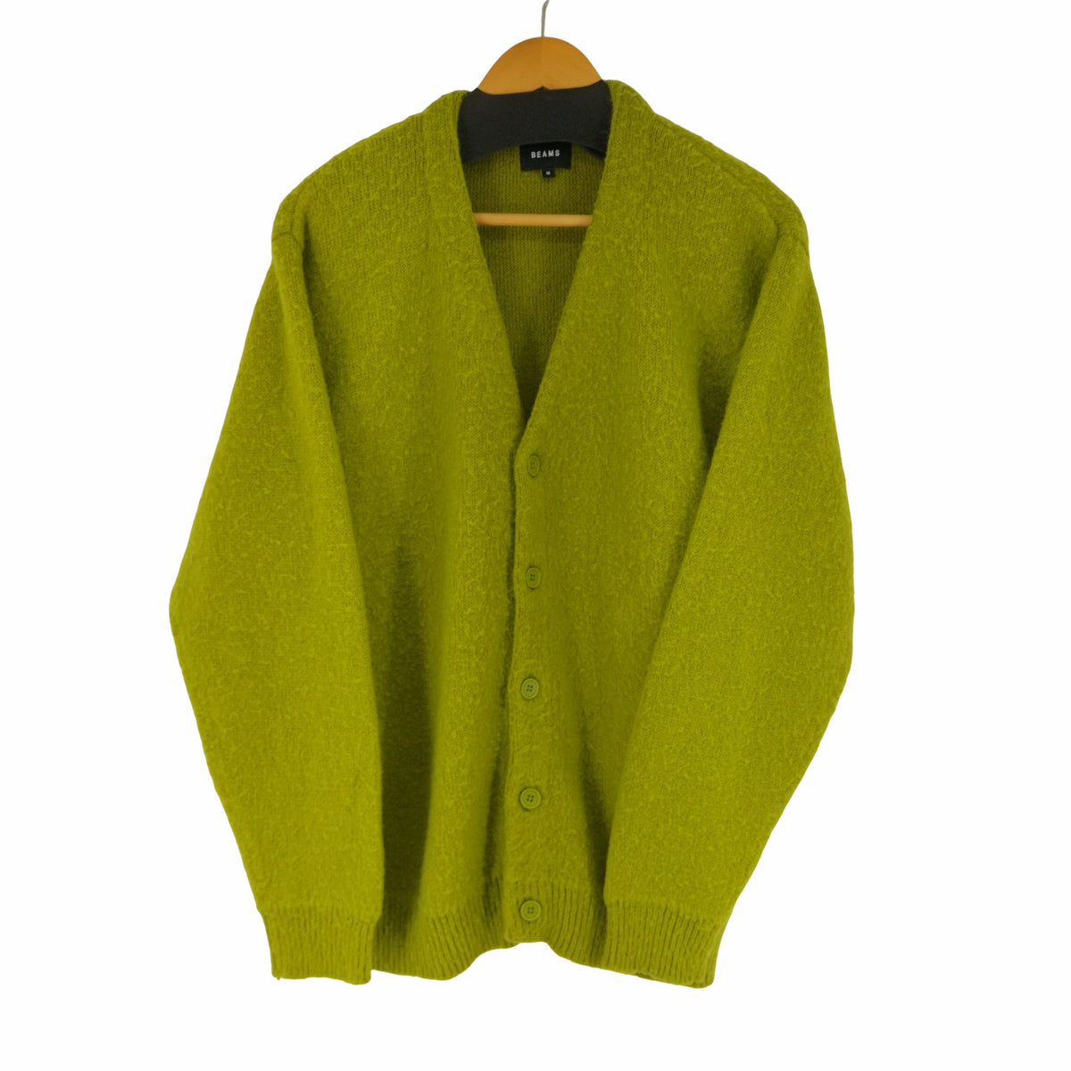 ビームス BEAMS 22AW 7ゲージ ソリッド シャギー カーディガン