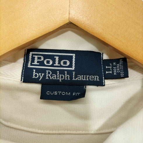 ポロラルフローレン POLO RALPH LAUREN 90-2000s インパクト21 ポニー刺繍 ラガーシャツ メンズ LL