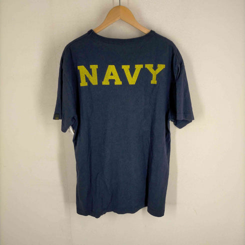 アルファインダストリーズ ALPHA INDUSTRIES US NAVY 両面プリントTシャツ メンズ JPN:XL