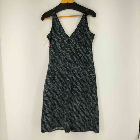 アニエスベー agnes b. ドットストライプ コットンノースリーブワンピース レディース EUR:42