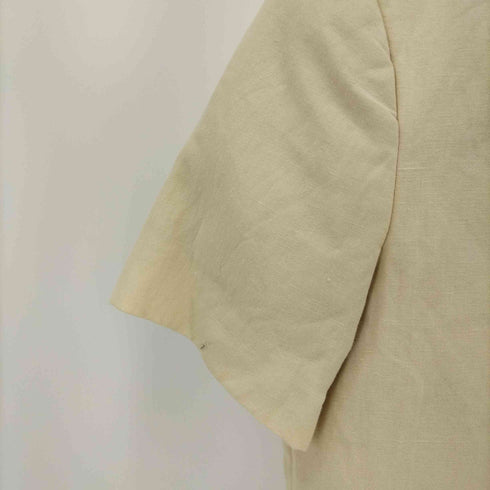 ザラ ZARA LINEN BLEND CROPPED BLAZER リネンブレンドクロップドブレザー レディース import:XS
