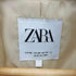ザラ ZARA LINEN BLEND CROPPED BLAZER リネンブレンドクロップドブレザー レディース import:XS