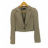 ザラ ZARA クロップド丈 ブレザー ショート ジャケット レディース import:XS