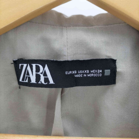 ザラ ZARA クロップド丈 ブレザー ショート ジャケット レディース import:XS