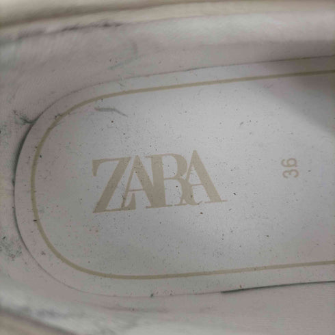 ザラ ZARA レザー 厚底 スニーカー レディース EUR:36