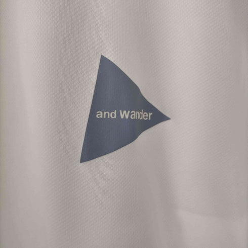アンドワンダー and wander ドライジャージ ラグランショートスリーブ メンズ JPN:4