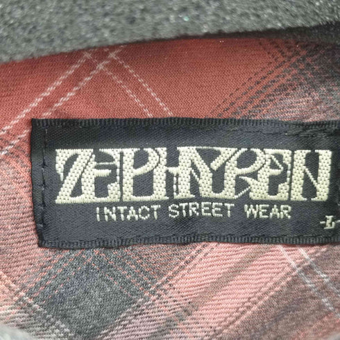 ゼファレン ZEPHYREN CHECK SHIRT S/S -Resolve- メンズ JPN:L