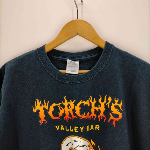 ギルダン GILDAN ファイヤーパターンプリントTシャツ メンズ 2XL