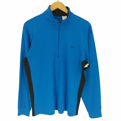 ナイキ NIKE ワンポイント スウッシュ プリント ハーフジップ トラック ジャケット メンズ import:L