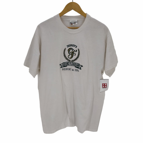 90S USA製 アメリカテーマパーク刺繍Tシャツ メンズ import:L
