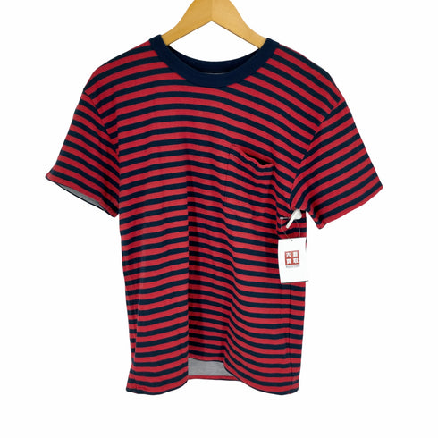 アレッジ ALLEGE ボーダー柄ポケットTシャツ メンズ JPN:1