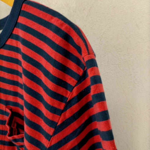アレッジ ALLEGE ボーダー柄ポケットTシャツ メンズ JPN:1