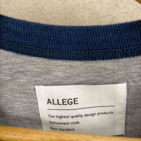 アレッジ ALLEGE ボーダー柄ポケットTシャツ メンズ JPN:1