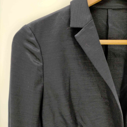 ユナイテッドアローズ UNITED ARROWS リネン混 ノーカラージャケット レディース JPN:38