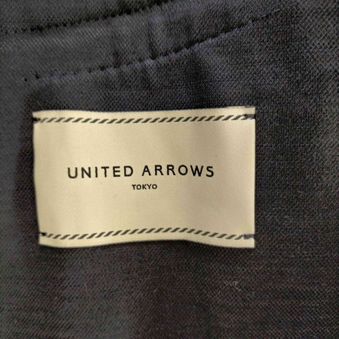 ユナイテッドアローズ UNITED ARROWS リネン混 ノーカラージャケット レディース JPN:38