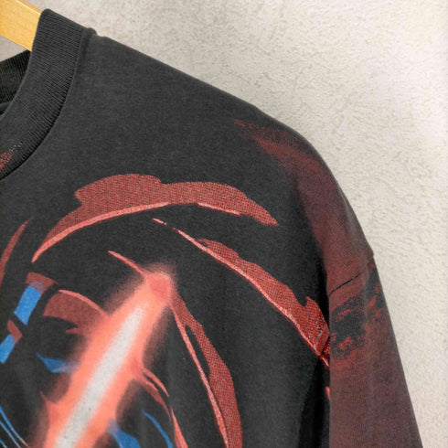 ヘインズ Hanes 90S MADE IN USA オーバープリント半袖Tシャツ メンズ XL(18-20)