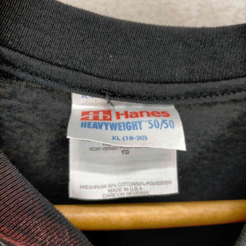 ヘインズ Hanes 90S MADE IN USA オーバープリント半袖Tシャツ メンズ XL(18-20)