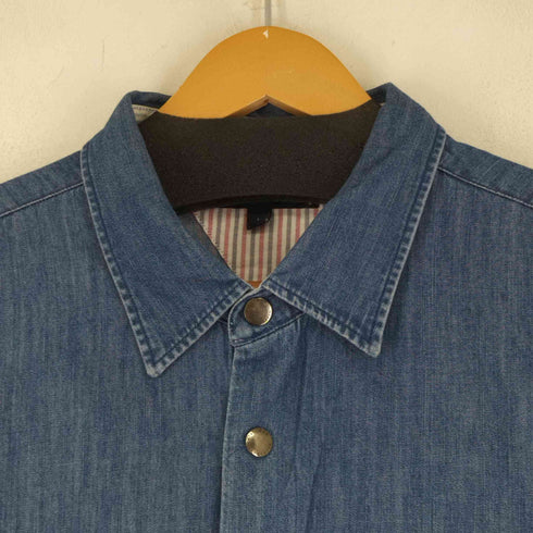 トミーヒルフィガー TOMMY HILFIGER フロント刺繍 シャンブレーコーチジャケット メンズ JPN:L
