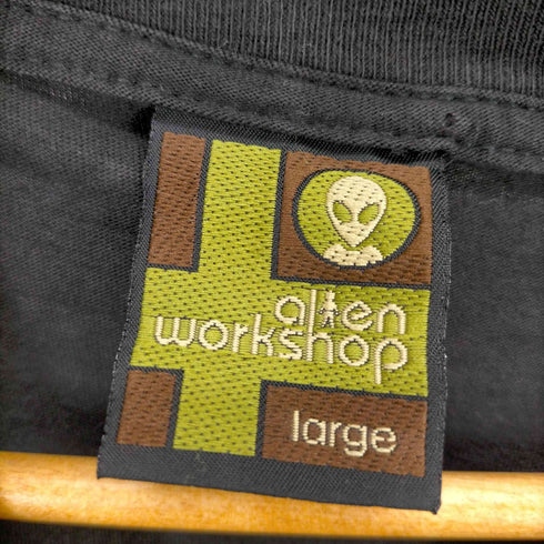 エイリアンワークショップ ALIEN WORKSHOP 90S 両面プリント半袖Tシャツ 袖裾シングル メンズ JPN:L