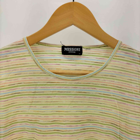 ミッソーニ MISSONI ボーダー L/S カットソー ロンT レディース import:M