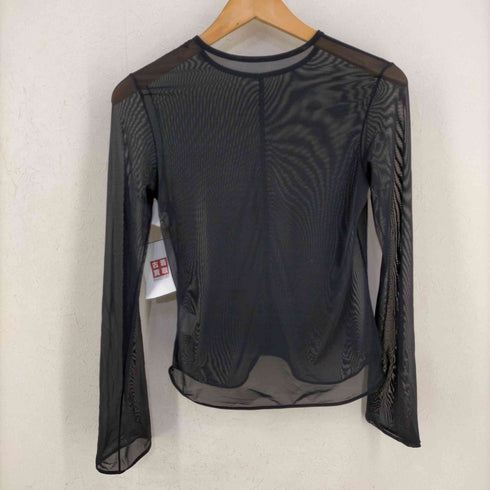ユニクロ UNIQLO シアークルーネックTシャツ レディース JPN:S