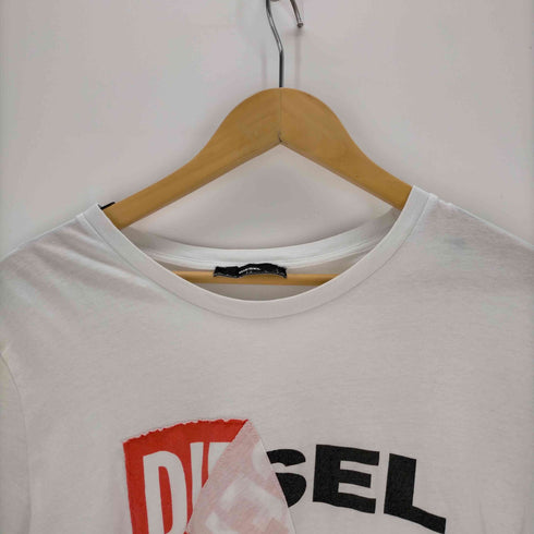 ディーゼル DIESEL ロゴクルーネックTEE レディース JPN:M