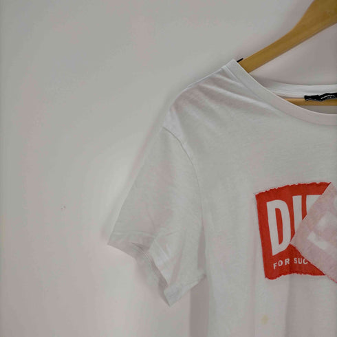 ディーゼル DIESEL ロゴクルーネックTEE レディース JPN:M
