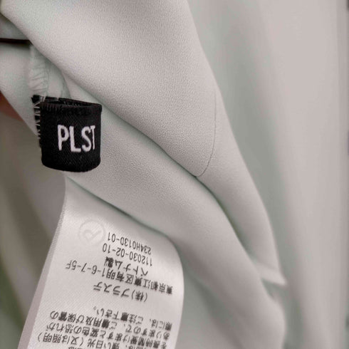プラステ PLST 24SS ジョーゼットパールボタンブラウス レディース JPN:M