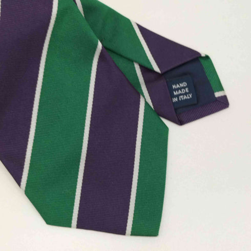 ポロバイラルフローレン Polo by RALPH LAUREN イタリア製 ストライプ柄 シルクネクタイ メンズ