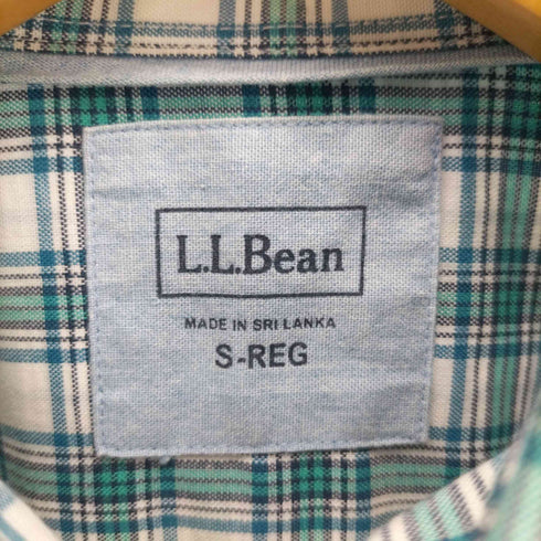 エルエルビーン L.L.Bean チェック柄 BD S/S シャツ メンズ import:S
