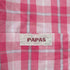 パパス papas チェック柄 コットン レギュラーシャツ メンズ import:M