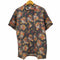 パパス papas リネン100 フルーツ柄 シャツ メンズ import:M