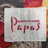 パパス papas リネン100 フルーツ柄 シャツ メンズ import:M
