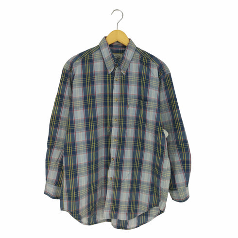 ビバリーヒルズポロクラブ BEVERLY HILLS POLO CLUB ボタンダウンチェックシャツ メンズ import:L