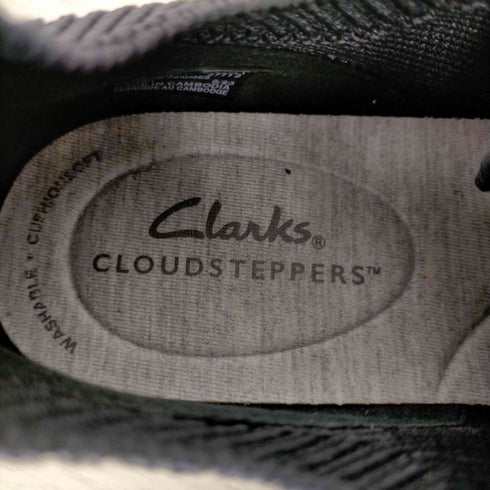 クラークス Clarks CIRCUIT TIE BLACK KNIT ローカットスニーカー レディース 24