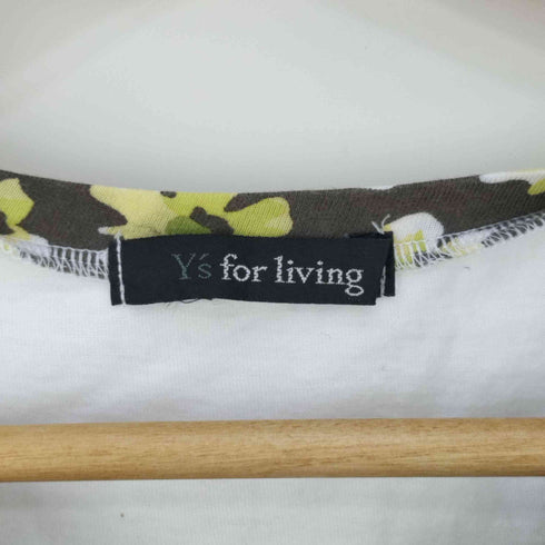 ワイズフォーリビング Y s FOR LIVING フラワーパターン切替 タンクトップ レディース