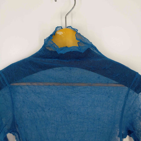 ヒロココシノ HIROKO KOSHINO シワ加工 シアーカットソー 透かし レディース