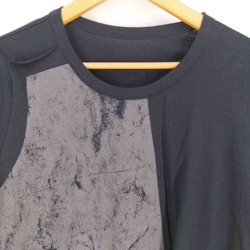 ワイズ Y’s パターン切替 クルーネックTシャツ レディース JPN:2