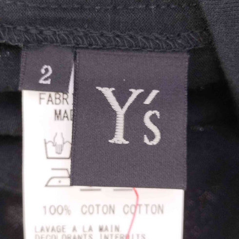 ワイズ Y’s パターン切替 クルーネックTシャツ レディース JPN:2