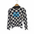 ジュンヤワタナベコムデギャルソンマン JUNYA WATANABE COMME des GARCONS MAN チェッカーフラッグ ナンバリングL/Sカットソー レディース