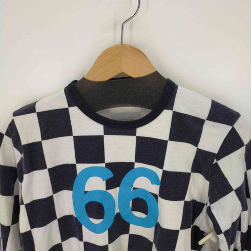 ジュンヤワタナベコムデギャルソンマン JUNYA WATANABE COMME des GARCONS MAN チェッカーフラッグ ナンバリングL/Sカットソー レディース