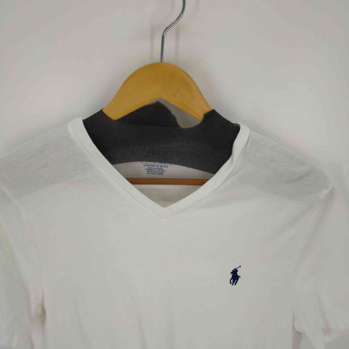 ポロラルフローレン POLO RALPH LAUREN スモールポニー刺繍VネックS/S Tシャツ レディース JPN:S