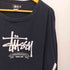 ステューシー Stussy 80s 黒タグ USA製 フロントロゴサーマルTシャツ メンズ import:XL